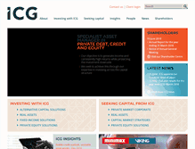 Tablet Screenshot of icgam.com